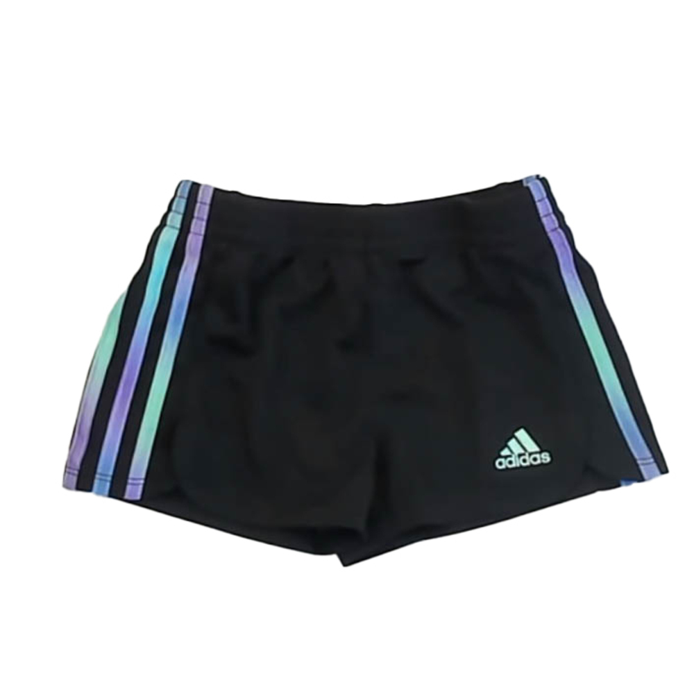 Adidas Girls Black Athletic Shorts size: 4T - Picture 1 of 1